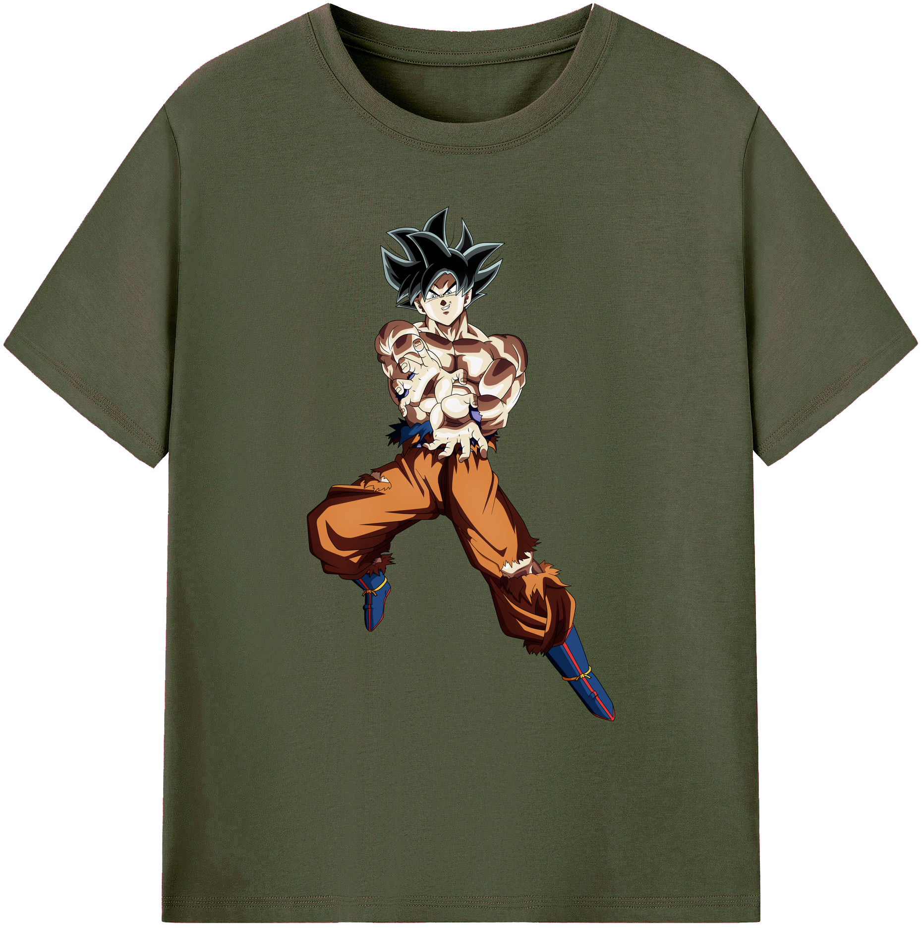 （画像用） ドラゴンボール 孫悟空（そん ごくう）Son Goku カカロット DRAGON BALL Kakarotto 綿100％ メンズ半袖Tシャツ｜肌触りやわらか＆通気性
